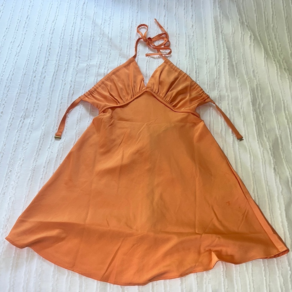 Beginning Boutique Silk Mini Dress